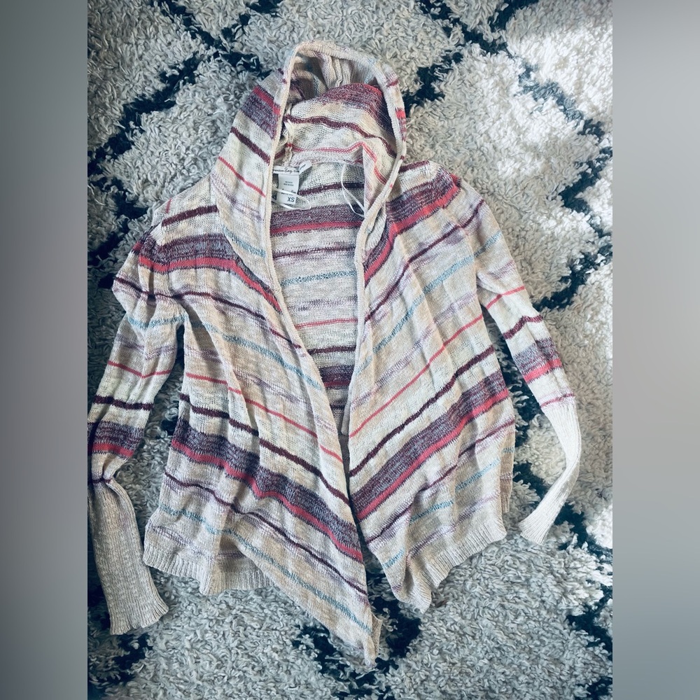 American Rag Hooded Cardigan